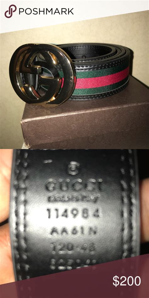 how to check if a gucci belt is real|authentic gucci belt box.